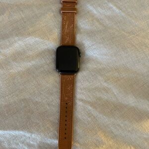 Brown Leather Smartwatch Band